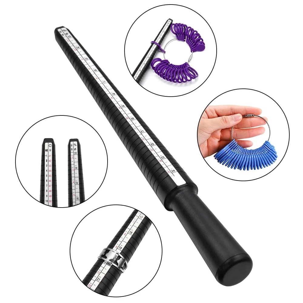 Jewelry Making Kit Professional - 전문 보석 도구 링 게이지 맨드릴