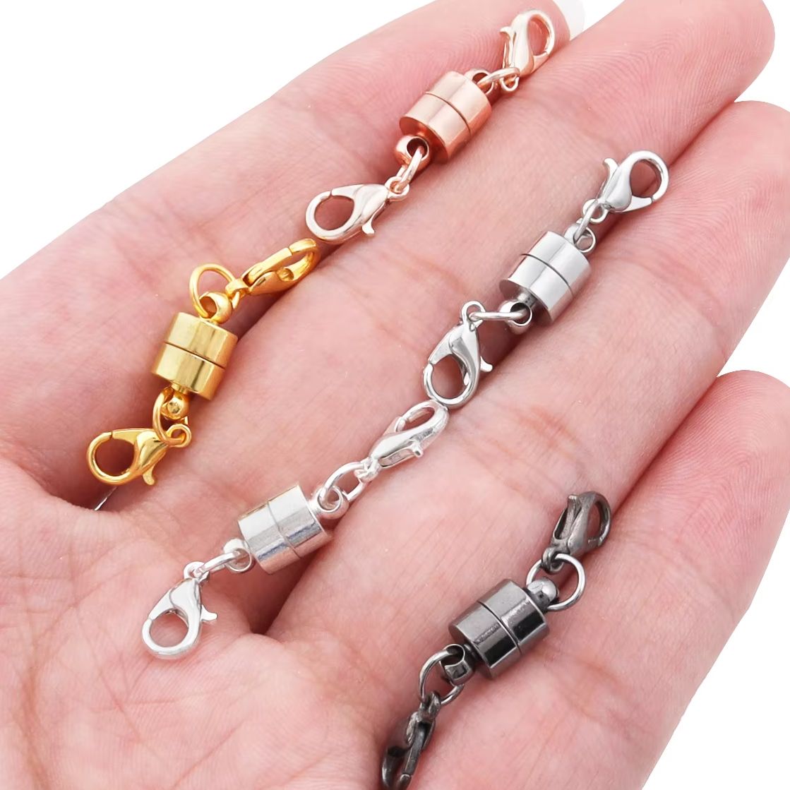 Jewelry Making Material - 5세트/로트 자석 잠금장치, 로브스터 잠금장치 포함,