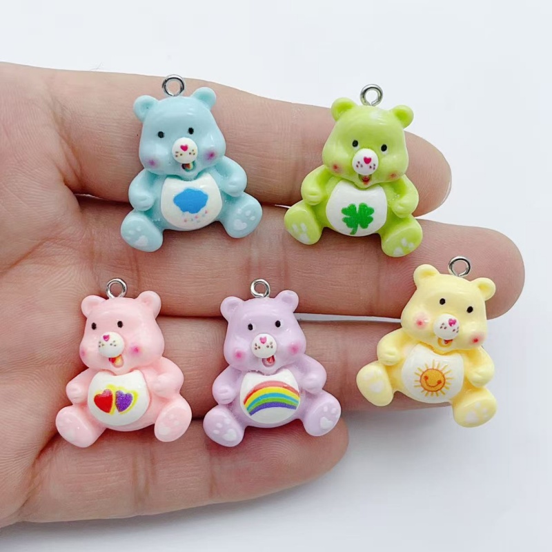 Jewelry Making Charms - 10개 만화 동물 참 펜던트 DIY
