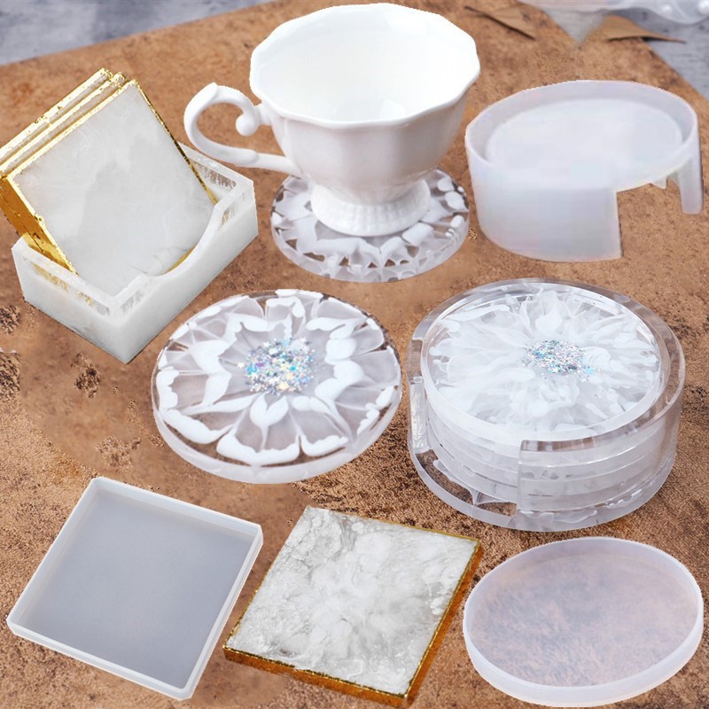 Jewelry Making Techniques - SNASAN 코스터 컵 매트 실리콘 몰드