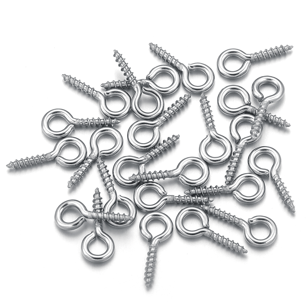 Jewelry Making Rivets - 100 개/몫 스테인레스 스틸 미니 스크류