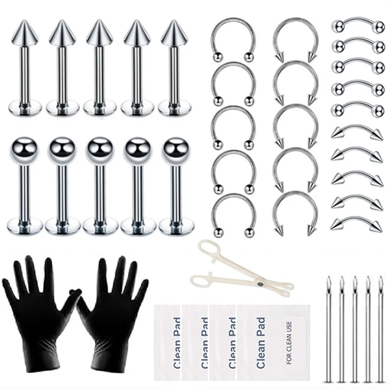 Jewelry Making Kit Professional - 전문 바디 피어싱 도구 키트 Septum
