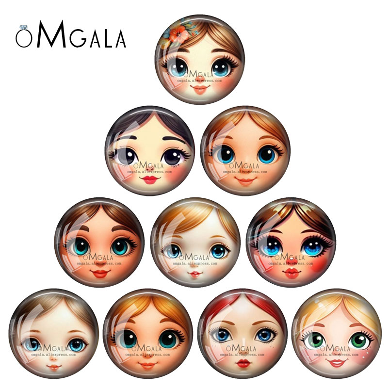 Jewelry Making 3 Year Old - 마트료시카 아기 소녀 인형 얼굴 만화