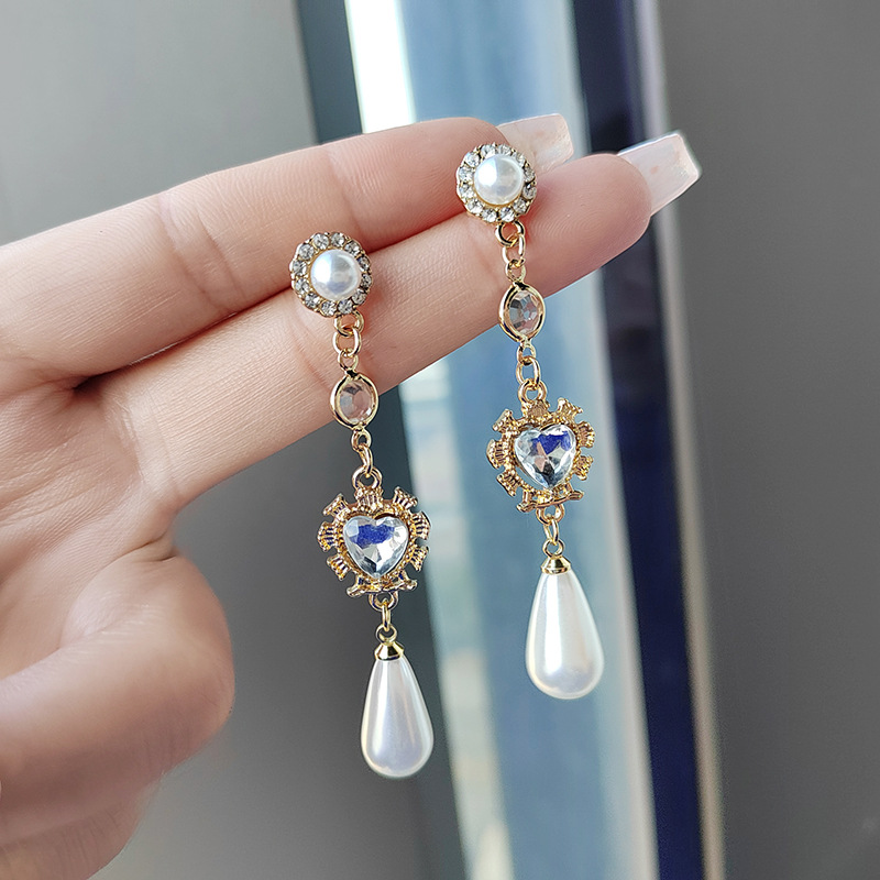 Beading Needle Fine - 여성을 위한 진주 귀걸이 패션 긴
