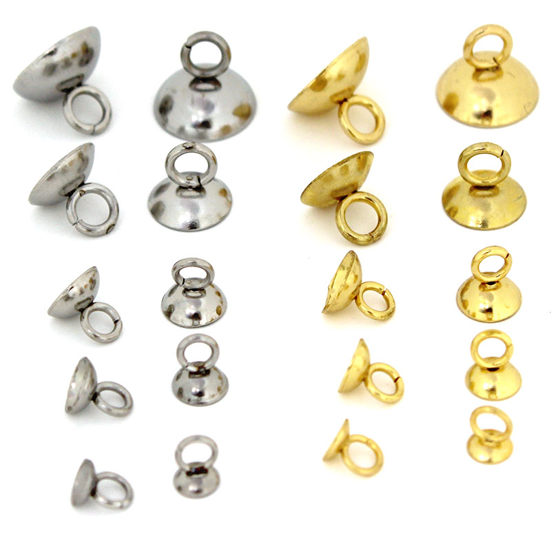 Jewelry Making Charms - 20개 4/5/6/8/10mm 스테인리스 스틸 비즈 엔드