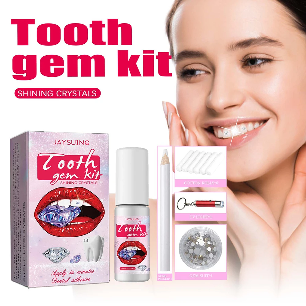 Jewelry Making Kit Professional - DIY 치아 보석 키트, 경화 조명