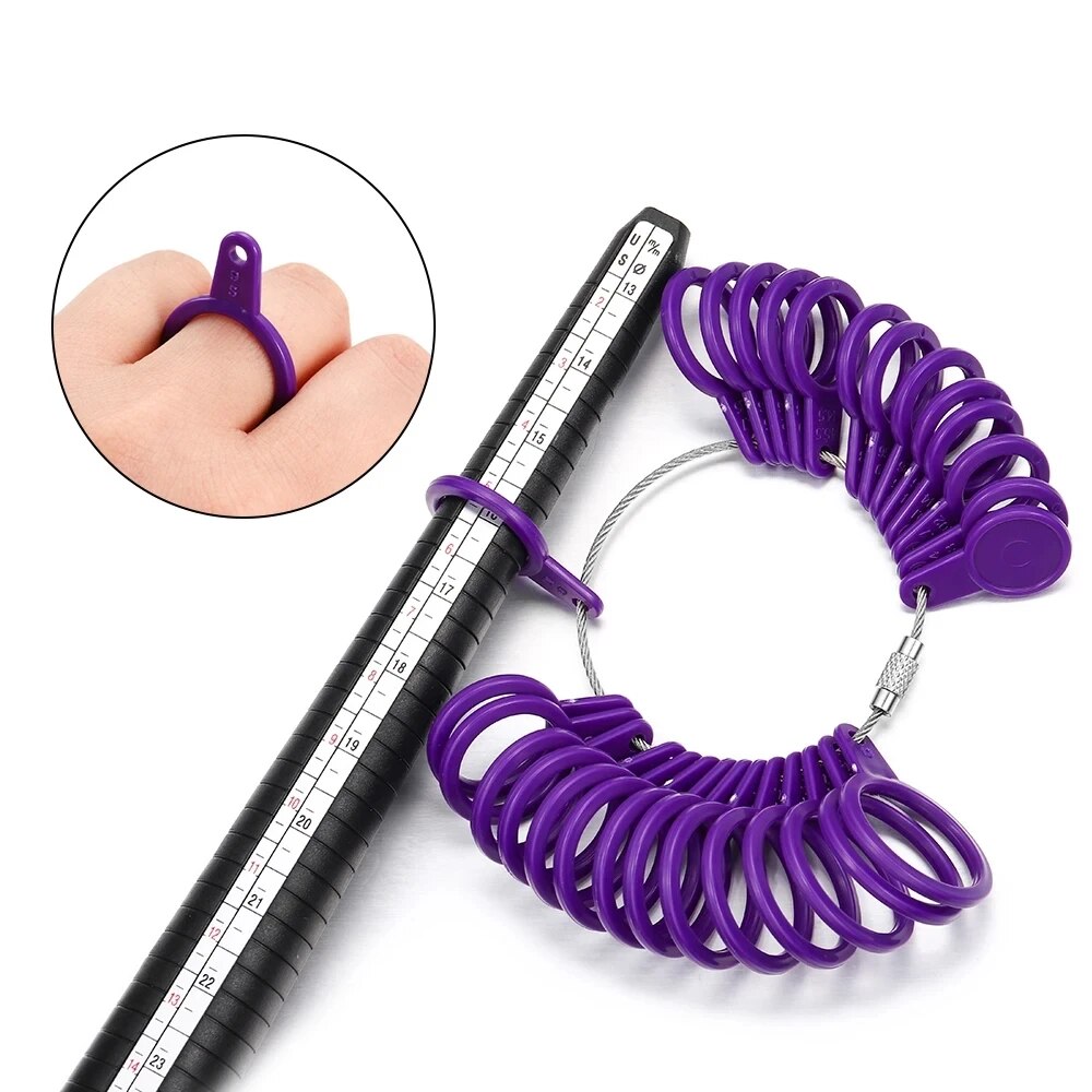 전문 보석 도구 링 게이지 맨드릴 스틱 손가락 눈금자  - Jewelry Making Kit Professional 리뷰 및 가격