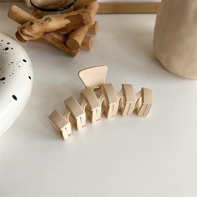 한국 중립 커피 대형 플라스틱 헤어 클로 클립, 여성용 - Jewelry Making Adults 리뷰 및 가격
