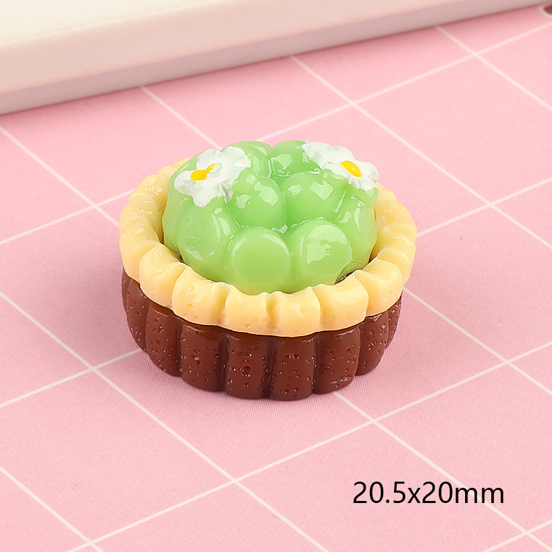 5pcs 귀여운 미니 과일 케이크 수지 3D 시뮬레이션 - Jewelry Making Desk 리뷰 및 가격