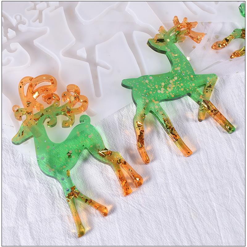 키 체인 펜던트 매력에 대 한 크리스마스 엘크 에폭시  - Jewelry Making Techniques 리뷰 및 가격