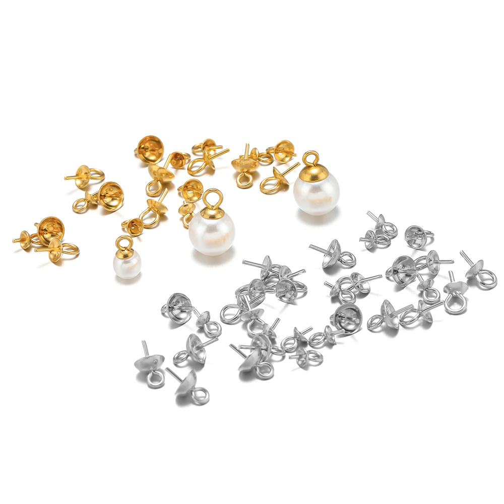 50-100pcs 골드 컬러 스테인레스 스틸 아이 핀  - Jewelry Making Rivets 리뷰 및 가격