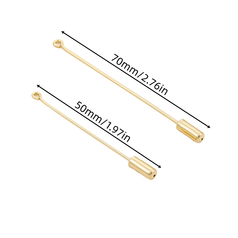 20개 금속 브로치 핀 바늘핀 스토퍼 마감형 핀 정장  - Jewelry Making Rivets 리뷰 및 가격