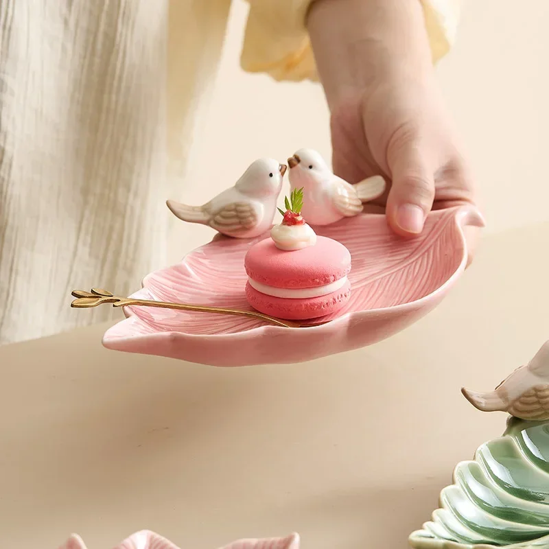 귀여운 새 트레이 세라믹 쥬얼리 보관 트레이 창의적인  - Jewelry Making Desk 리뷰 및 가격
