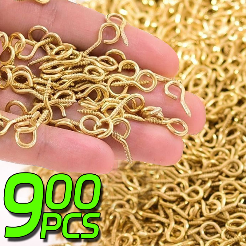 8/10mm 미니 스크류 아이 핀 금속 아이 핀 후크  - Jewelry Making Rivets 리뷰 및 가격