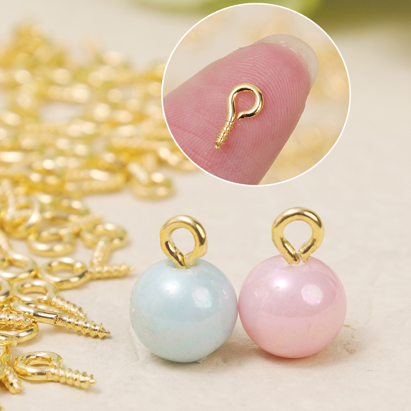 8/10mm 미니 스크류 아이 핀 금속 아이 핀 후크  - Jewelry Making Rivets 리뷰 및 가격