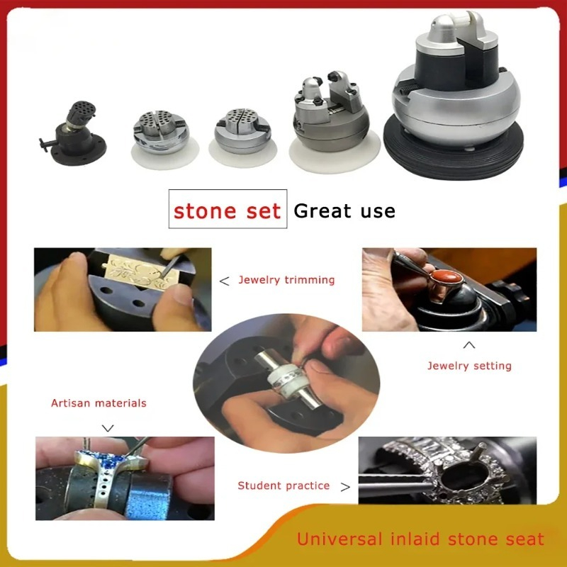 360 °   회전식 다이아몬드 세팅 표준 블록 볼 바 - Jewelry Making Vise 리뷰 및 가격