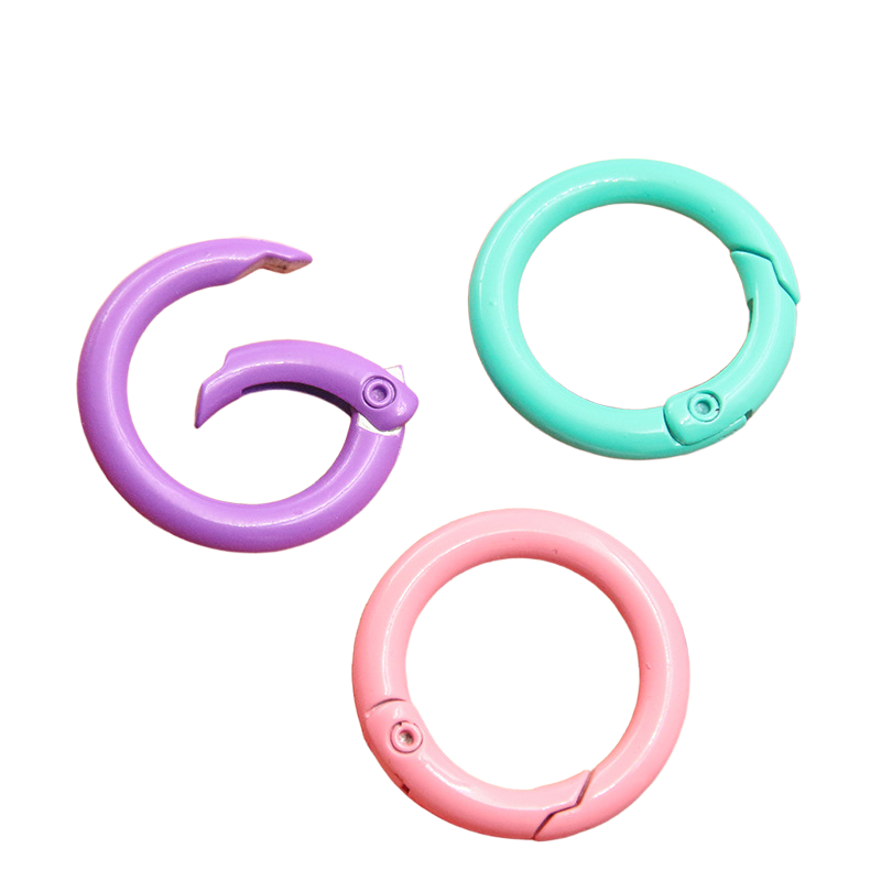 5-20pcs 다채로운 봄 O 링 라운드 Carabin - Jewelry Making Material 리뷰 및 가격