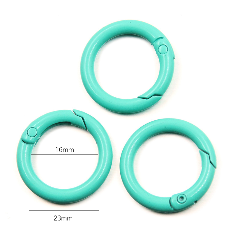 5-20pcs 다채로운 봄 O 링 라운드 Carabin - Jewelry Making Material 리뷰 및 가격