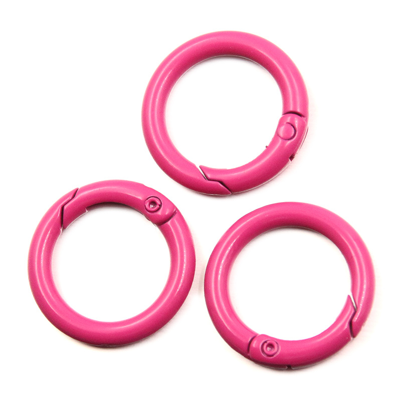 5-20pcs 다채로운 봄 O 링 라운드 Carabin - Jewelry Making Material 리뷰 및 가격