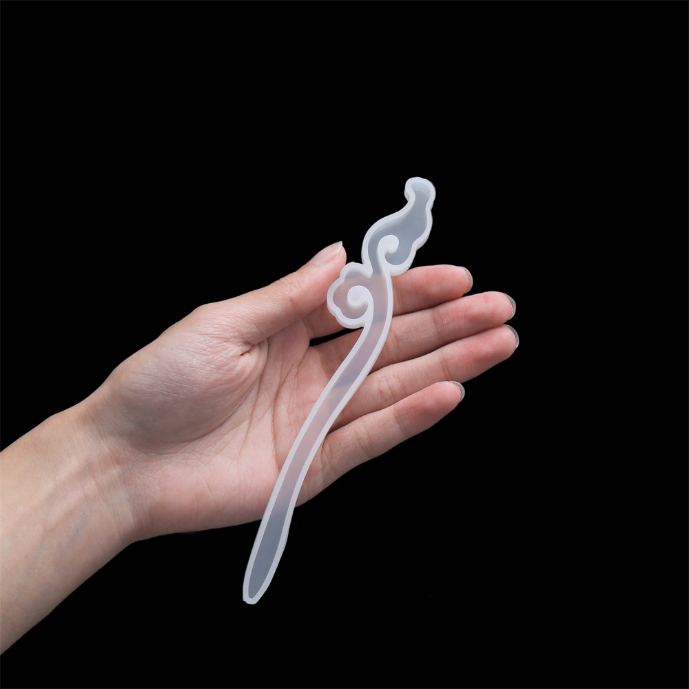1Pcs 머리핀 헤어 스틱 실리콘 금형 레이디 머리 장 - Jewelry Making Techniques 리뷰 및 가격