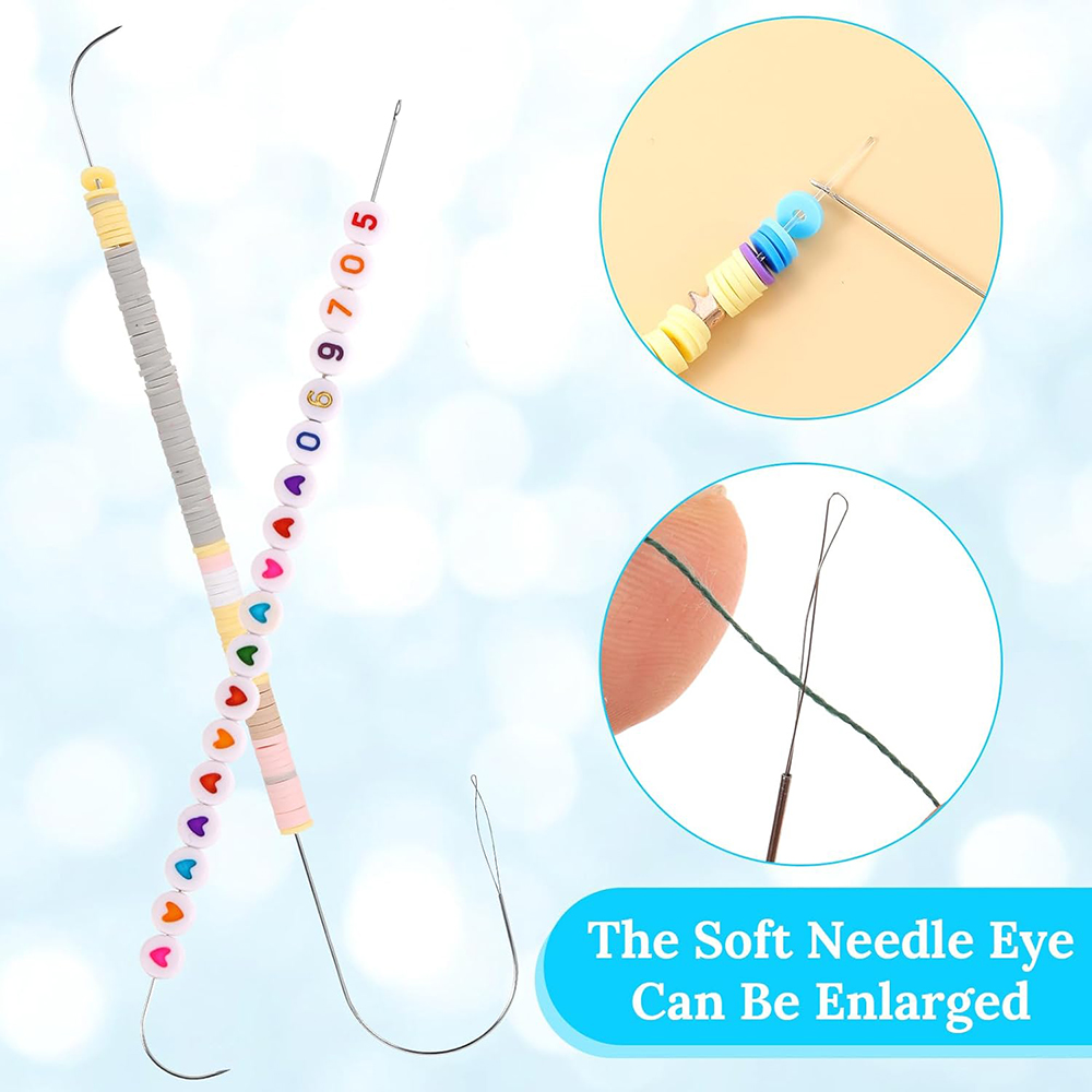 큰 눈 비딩 바늘, 스테인레스 스틸 비즈 스피너 바늘, - Beading Needle Fine 리뷰 및 가격