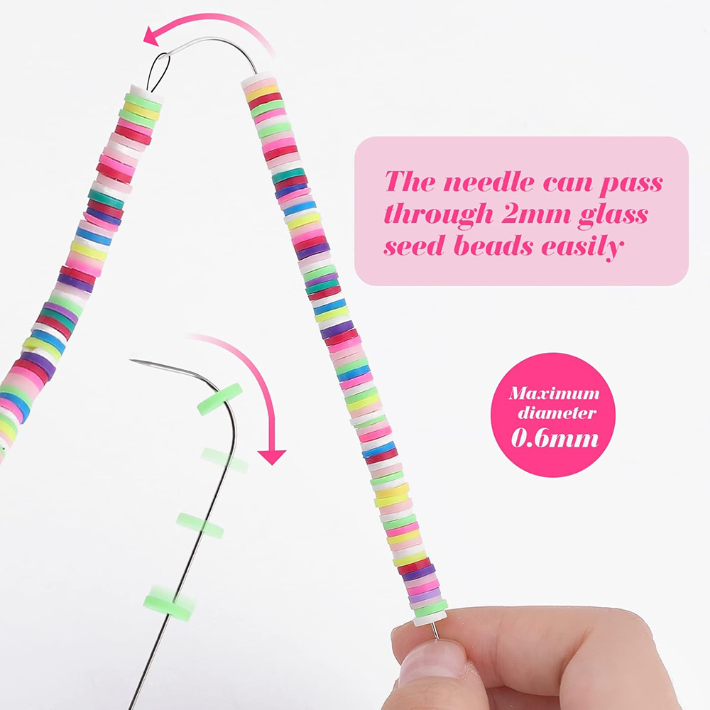 큰 눈 비딩 바늘, 스테인레스 스틸 비즈 스피너 바늘, - Beading Needle Fine 리뷰 및 가격