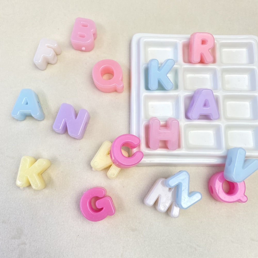 10/50/100PCS 14-20mm 아크릴 문자 비즈 - Jewelry Making Tutorial 리뷰 및 가격
