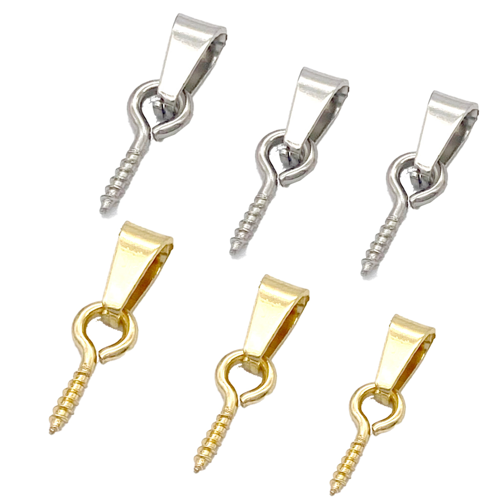 스테인리스 스틸 나사 아이 핀 후크 커넥터, 하프 드릴 - Jewelry Making Rivets 리뷰 및 가격