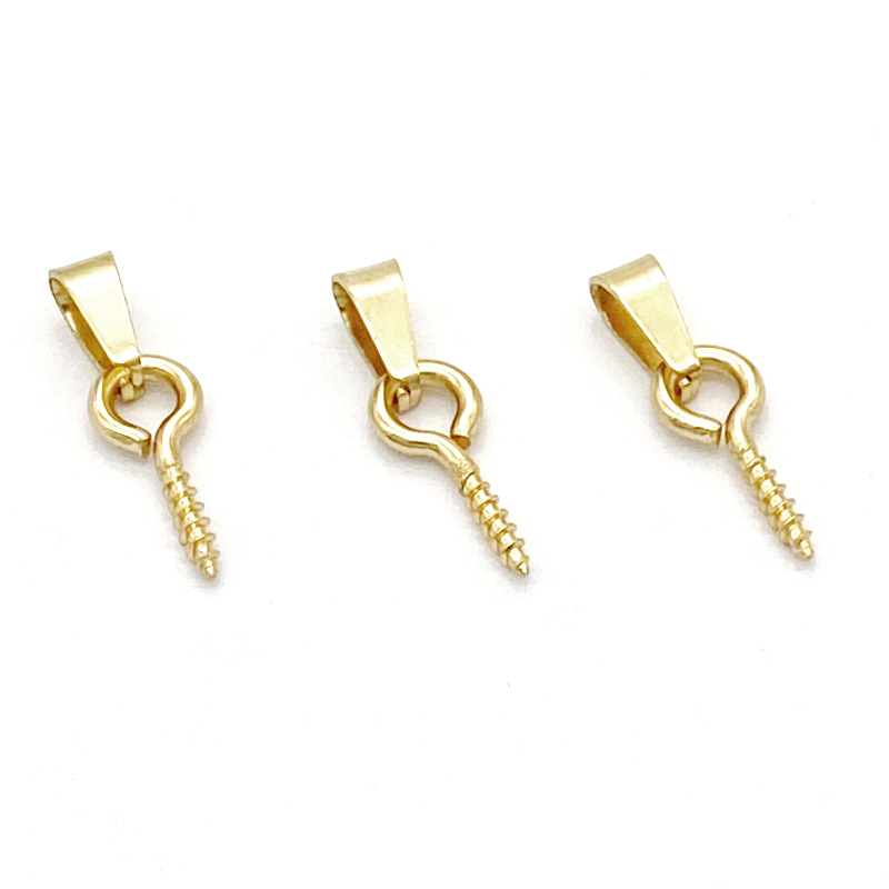 스테인리스 스틸 나사 아이 핀 후크 커넥터, 하프 드릴 - Jewelry Making Rivets 리뷰 및 가격