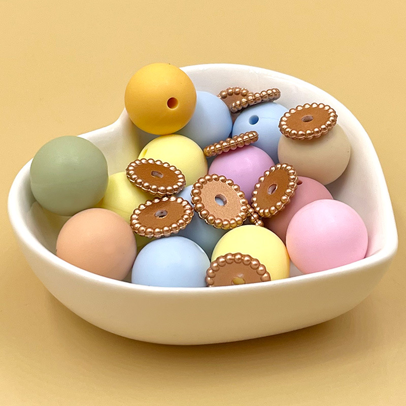 100pcs 가스켓 실리콘 비즈 25mm 라운드 실리콘 - Jewelry Making 3 Year Old 리뷰 및 가격