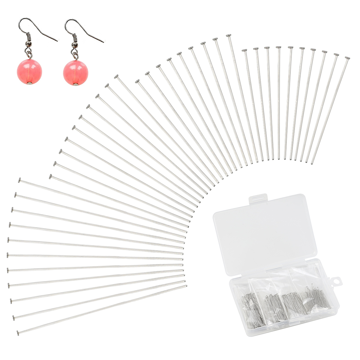 스테인리스 스틸 플랫 핀, 스테인리스 스틸 T 곡선 핀 - Beading Needle Fine 리뷰 및 가격