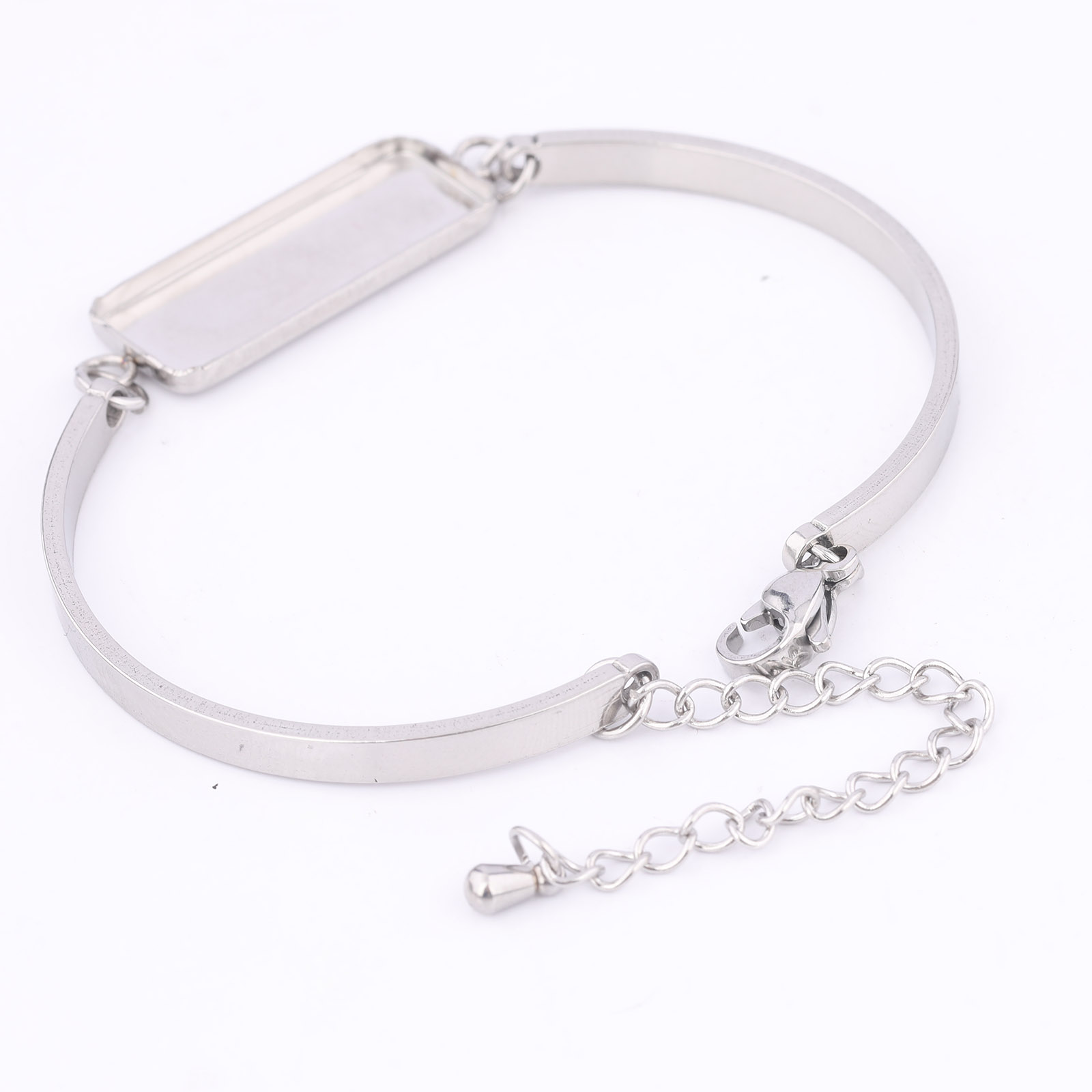 5pcs 스테인레스 스틸 맞는 10x25mm 직사각형  - Jewelry Making Course 리뷰 및 가격