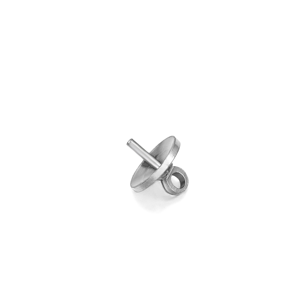 50-100 개/몫 금속 매력 스크류 아이 Bails  - Jewelry Making Rivets 리뷰 및 가격