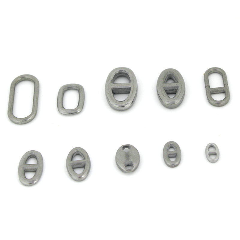 10개 스테인리스 스틸 이중 구멍 타원형 커넥터 참 장 - Jewelry Making Material 리뷰 및 가격