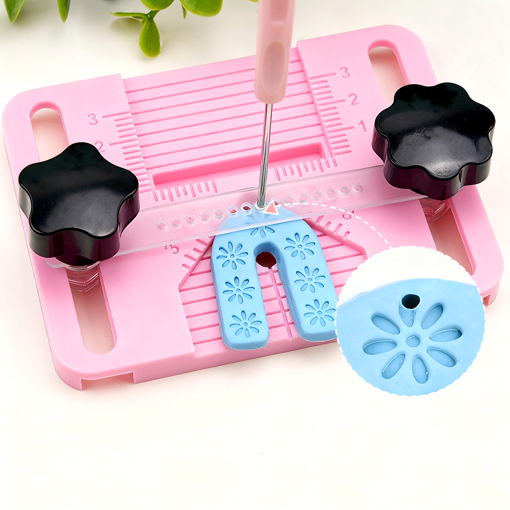 폴리머 클레이 귀걸이 드릴 가이드 도구 정밀 홀 정렬  - Jewelry Making Techniques 리뷰 및 가격