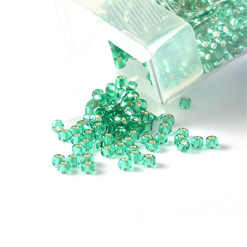 1000pcs 11/0 TOHO 라운드 비즈 실버 줄  - Seed Bead Tube 리뷰 및 가격