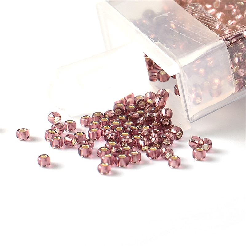 1000pcs 11/0 TOHO 라운드 비즈 실버 줄  - Seed Bead Tube 리뷰 및 가격
