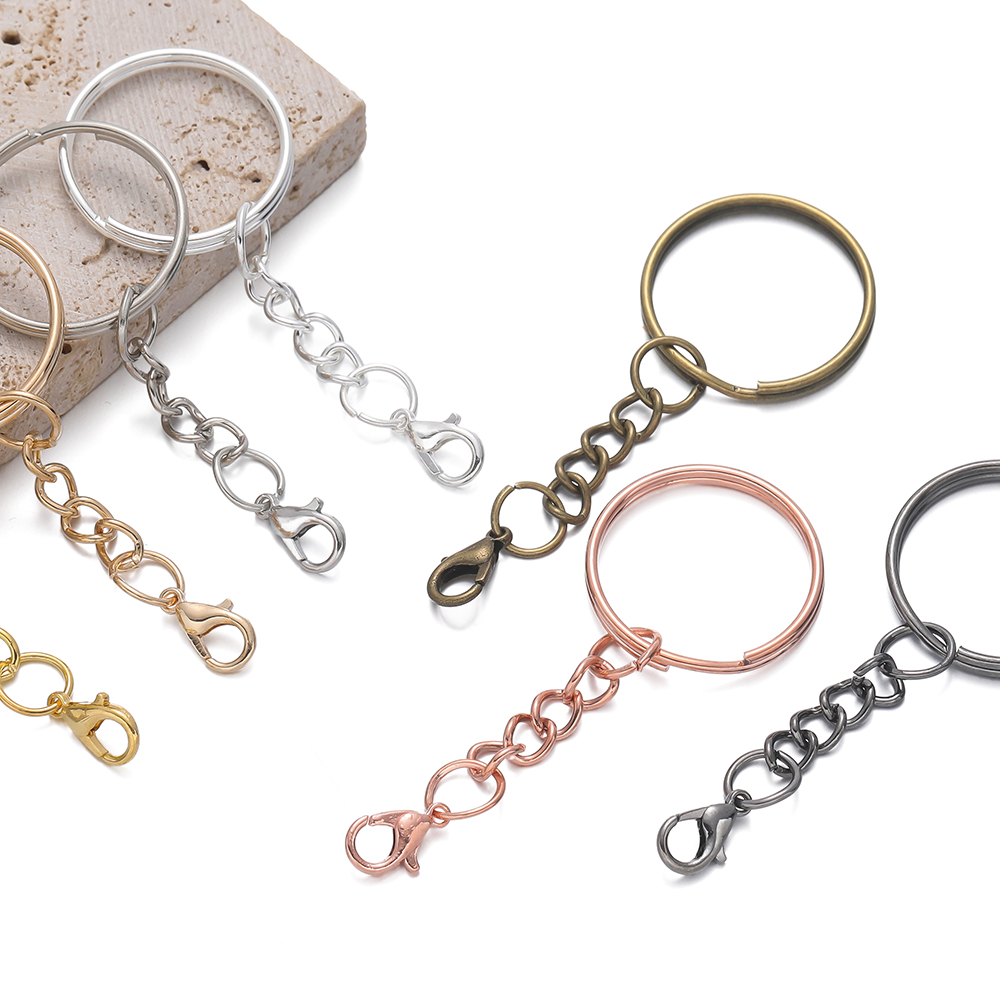 10개/세트 25mm 스크류 아이 핀 키체인 키링, 아 - Jewelry Making Rivets 리뷰 및 가격