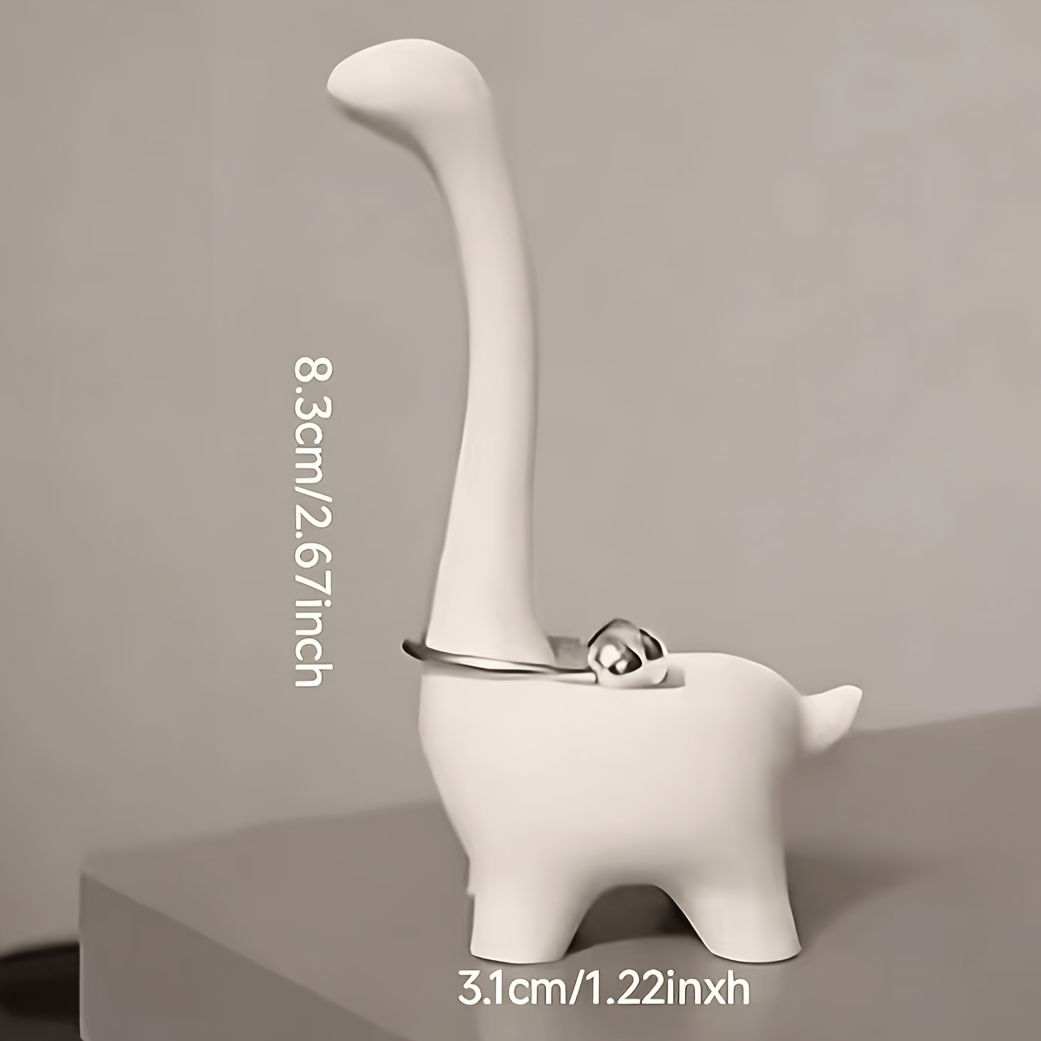 2Pcs 간단한 긴 목 공룡 링 홀더 입구 데스크탑 장 - Jewelry Making Desk 리뷰 및 가격