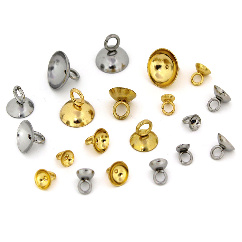 20개 4/5/6/8/10mm 스테인리스 스틸 비즈 엔 - Jewelry Making Charms 리뷰 및 가격