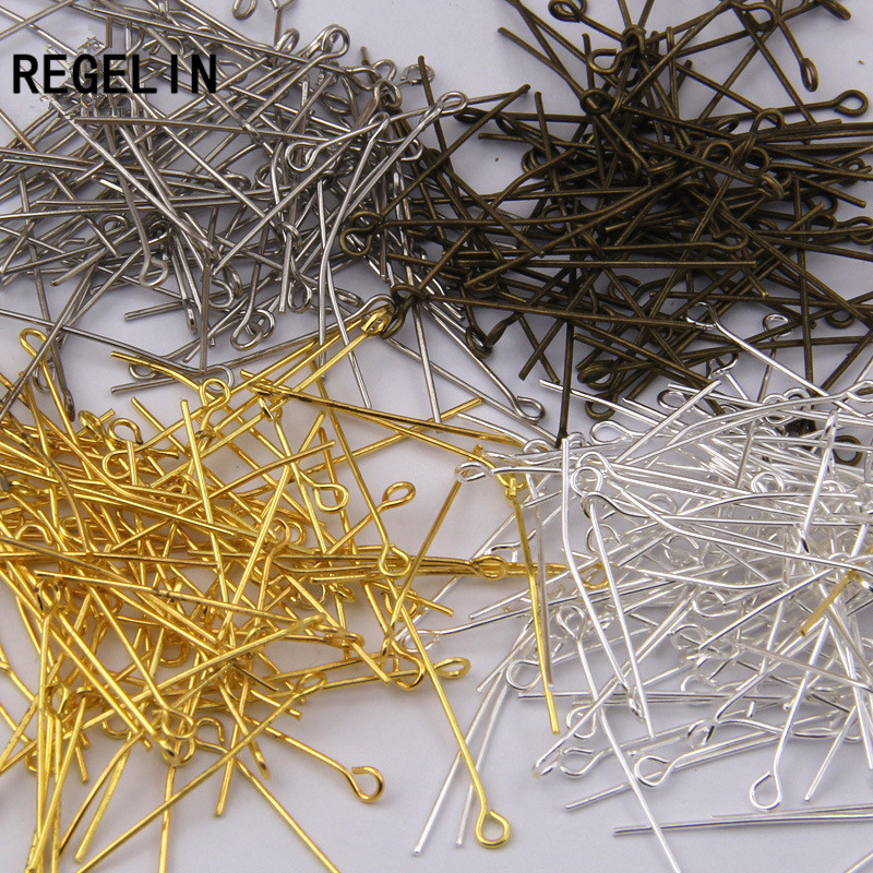 REGELIN 로즈 골드 컬러 금속 핀 바늘, 아이 핀 - Jewelry Making Rivets 리뷰 및 가격