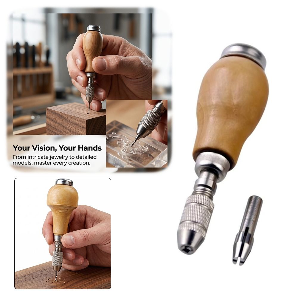 나무 손잡이가 있는 편안한 형태의 핀 바이스, 추가 콜 - Jewelry Making Vise 리뷰 및 가격