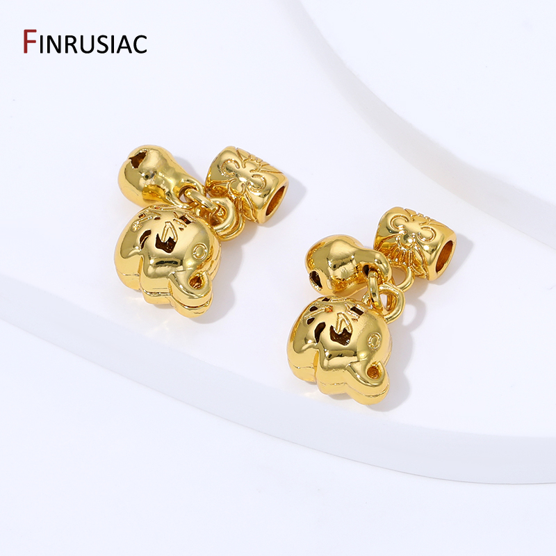 18K 금도금 황동 펜던트 베일, 행운의 종 모양 참이 - Jewelry Making Charms 리뷰 및 가격