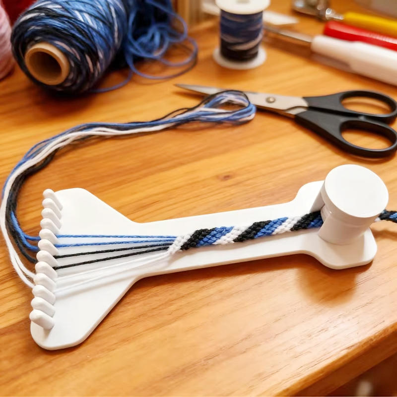 조절 가능한 미니 3D 프린팅 DIY 로프 땋기 랙 수 - Jewelry Making Techniques 리뷰 및 가격
