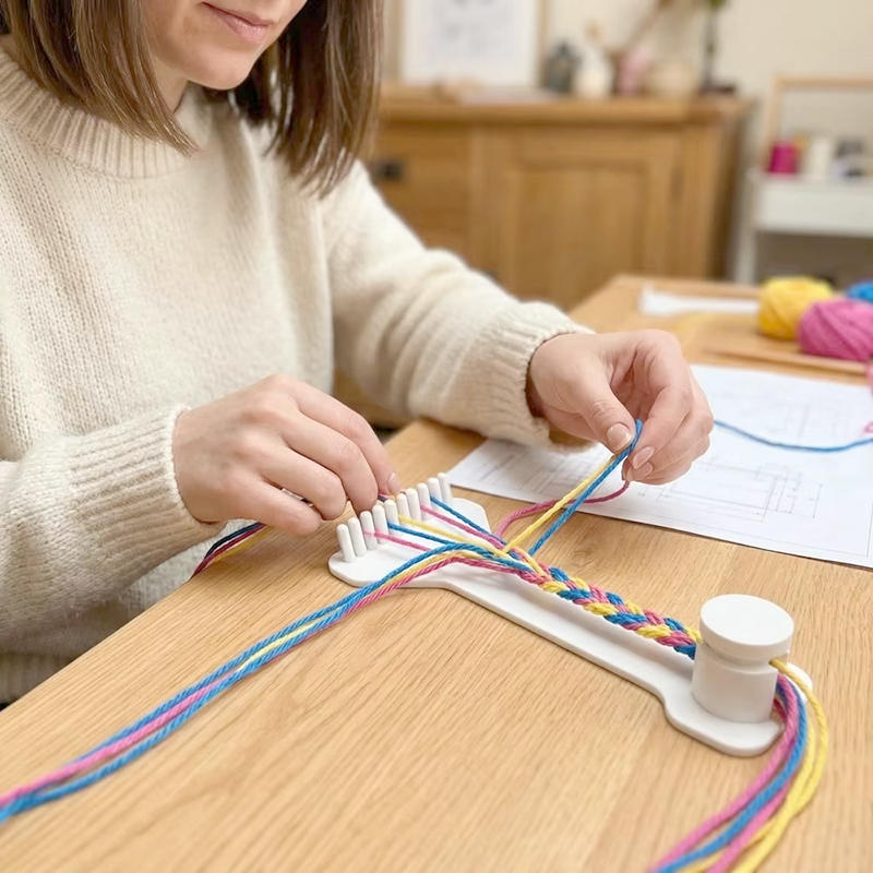 조절 가능한 미니 3D 프린팅 DIY 로프 땋기 랙 수 - Jewelry Making Techniques 리뷰 및 가격