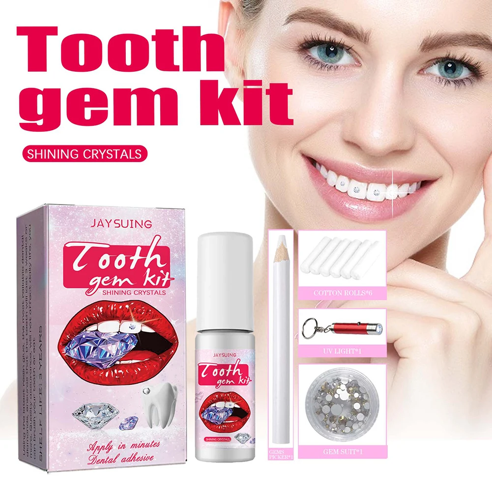 DIY 치아 보석 키트, 경화 조명 접착제, 크리스탈  - Jewelry Making Kit Professional 리뷰 및 가격